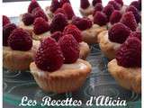 Tartelettes framboises chocolat blanc