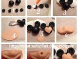 Tuto Mickey Minnie pate a sucre