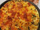 Clafoutis courgette chorizo