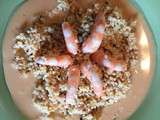 Couscous de crevettes et sa bisque