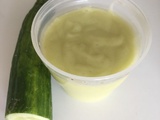 Purée concombre-pomme de terre pour bébé