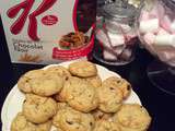 Cookies aux special k feuilles de chocolat noir