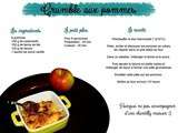 Crumble aux pommes