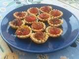 Mini tartelettes aux tomates cerises