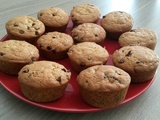 Muffins aux pepites de chocolat