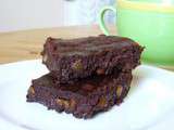 Brownie au chocolat noir et oranges confites