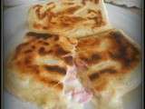 Cheese naans au reblochon