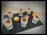 Migniardises : crème vanille et mascarpone aux fruits