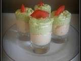 Verrine crabe/avocat