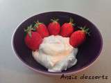 Chantilly au lait de coco