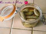 Cornichons au vinaigre