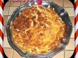 Quiche sans pate au surimi