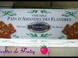 Veritable pain d'amandes des flandres