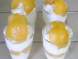 Verrine d'abricots au Mascarpone