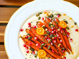 Carottes caramélisées et houmous au skyr