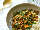 Curry de lentilles express aux épinards