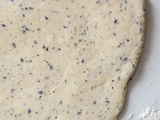 Pâte brisée au sésame noir