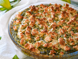Quiche sans pâte aux épinards & crumble de chèvre (sans gluten & keto)