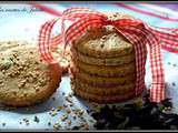 Biscuits au sésame et aux algues