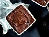 Fondants au chocolat 100% végétaux { Avec ou sans gluten }