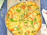 Frittata aux légumes { Cuisson à la poêle }