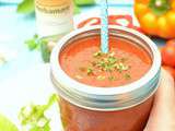 Gaspacho { Soupe froide poivron◆tomate }