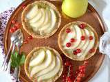 Tartelettes crues pomme ~ poire { Vegan & Sans gluten }