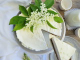 Cheesecake aux Fleurs de Sureau (sans cuisson)