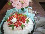 Pavlova aux Fraises des Bois et peut-être bientôt une Tarte au Chat