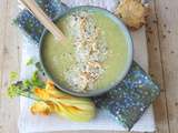 Soupe de Courgettes, Parmesan et Pignons