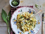 Späetzle au Fromage Blanc et à l’Ail des Ours ou Bärlauchkasspäetzle