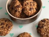 Biscuits croquants végétaliens à l'avoine et au chocolat (sans gluten)