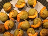 Bouchons de crevettes au pesto