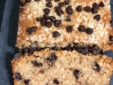 Cake aux flocons de quinoa et aux pépites de chocolat