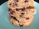 Cookies Levain Bakery aux flocons d'avoine et aux cranberries