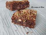 Brownies aux 3 chocolats et caramel