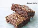 Brownies aux pépites de chocolat et pralin