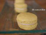 Macaron ganache montée au citron