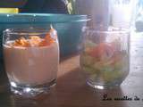 Verrine mousse aux deux saumons