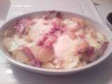 Gratin de pommes de terre Cancoillotte bacon