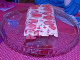 Gateau d' anniversaire   fraises et mangues 