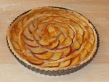 Tarte aux pommes rosace