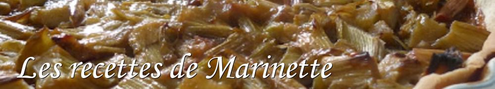 Recettes de Les recettes de Marinette