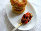 Croquettes de fava et leur sauce aux câpres de Santorin