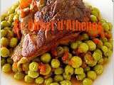 Plat complet : Agneau aux petits pois