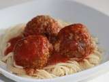 Boulettes de boeuf à la tomate coeur de mozzarella