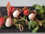 Brochettes tomate mozzarella