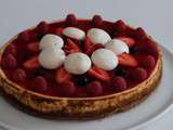 Cheesecake au citron et aux fruits rouges