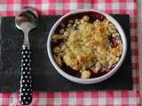 Crumble gourmand framboise / chocolat blanc (au Thermomix)