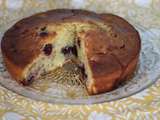 Gâteau amandes et cerises